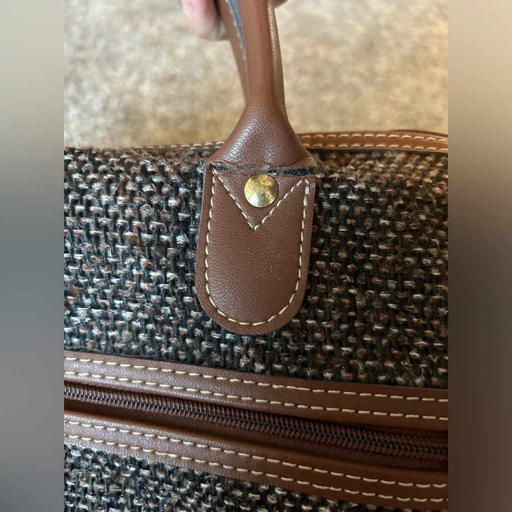 Jaguar vintage tweed handheld travel bag - Picture 14 of 14